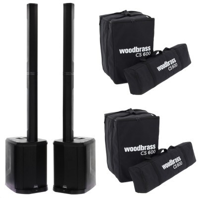 Pack CS600 x 2 + Housses x 2