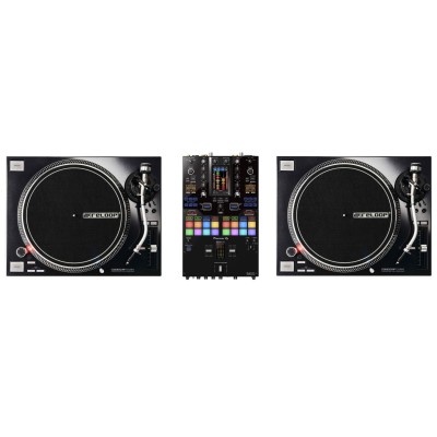 Pack Regie DJ Vinyle : RP 7000 MK2 Black + DJM-S11