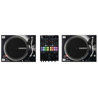 Pack Regie DJ Vinyle : RP 7000 MK2 Black + Elite