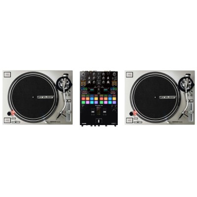 Pack Regie DJ Vinyle : RP 7000 MK2 Silver + DJM S-7