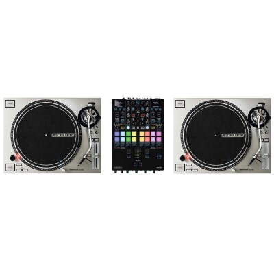 RELOOP Pack Regie DJ Vinyle : RP 7000 MK2 Silver + Elite