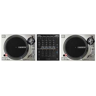 RELOOP DJ VINYL DJ PACK: RP 7000 MK2 SILVER + RMX 44BT