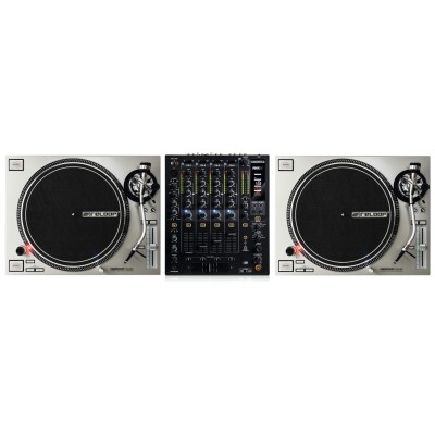 RELOOP PACK REGIE DJ VINYLE : RP 7000 MK2 SILVER + RMX 60 DIGITAL