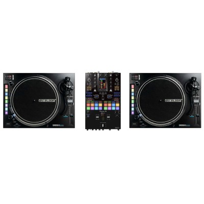 Pack Regie DJ Vinyle : RP 8000 MK2 Silver + DJM S-11