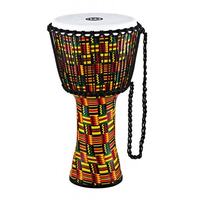 MEINL PERCUSSION 10" ROPE TUNED TRAVEL SERIES DJEMBE, SYNTHETIC HEAD (PATENTED), SIMBRA