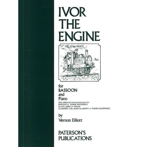 MUSIC SALES ELLIOTT VERNON - IVOR THE ENGINE FOR BASSOON AND PIANO