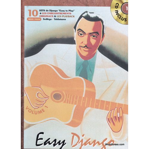 REINHARDT DJANGO - EASY DJANGO VOL.1 + CD - GUITARE TAB