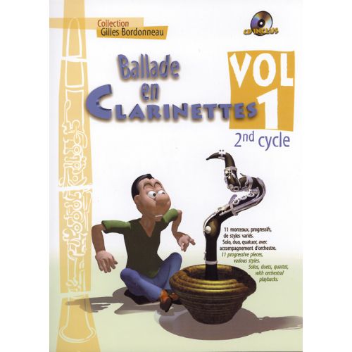 HIT DIFFUSION BALLADE EN CLARINETTE VOL.1 2EME CYCLE + CD