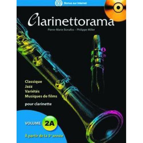 CLARINETTORAMA : VOL. 2A + CD - CLARINETTE