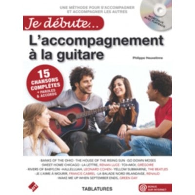 HEUVELLINE PHILIPPE - JE DEBUTE L'ACCOMPAGNEMENT A LA GUITARE + CD