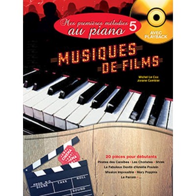 HIT DIFFUSION MES PREMIERES MELODIES AU PIANO VOL.5 - MUSIQUES DE FILMS