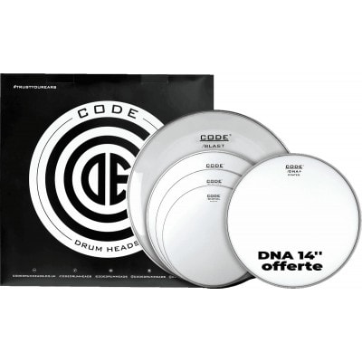 CODE DRUM HEAD FULL PACK SIGNAL SMOOTH 10/12/14/20 + 14DNA SABLEE