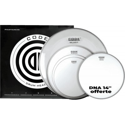 CODE DRUM HEAD FULL PACK SIGNAL SMOOTH 12/13/16/22 + 14DNA SABLEE