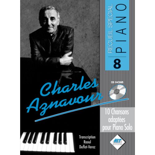 HIT DIFFUSION AZNAVOUR CHARLES - SPECIAL PIANO N°9 + CD - PIANO