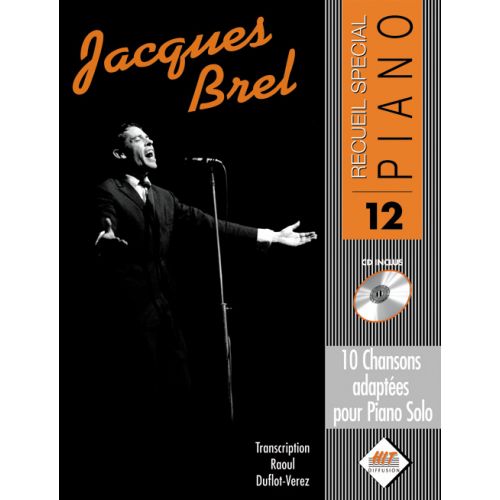 BREL JACQUES - SPECIAL PIANO N12 + CD - PIANO