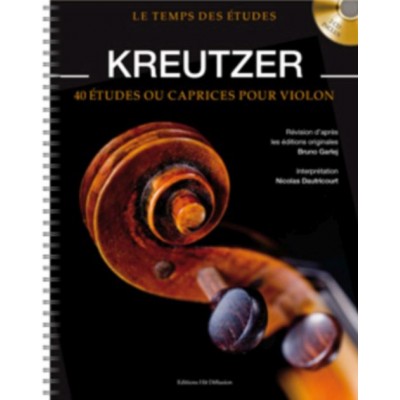 HIT DIFFUSION KREUTZER R. - 40 ETUDES OU CAPRICES POUR VIOLON + CD 
