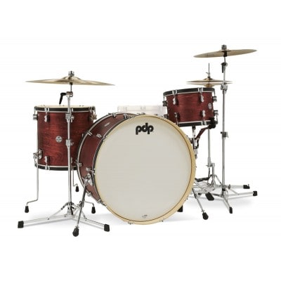 Pdp By Dw Kit Pdp Concept Classic Wood Hoop 3 Futs 26,13,16 Ox Blood Stain - Pdcc2613ob