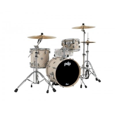 PDP BY DW CONCEPT MAPLE FINISH PLY BOP KIT 18" TWISTED IVORY