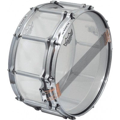 PEARL DRUMS FREE FLOATING SYSTEM CRYSTAL BEAT 14X6,5 ACRYLIC ULTRA CLEAR