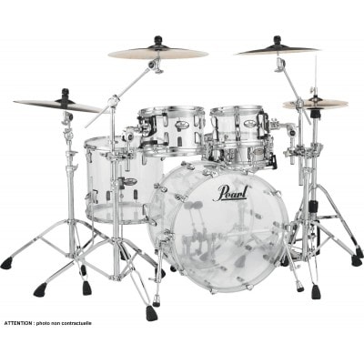Pearl Crystal Beat - Crb524fpc-730 - Rock 22 4 Futs - Ultra Clear