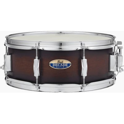 Pearl Dmp1455sc-260 - Caisse Claire Decade Maple 14x5,5 Satin Brown Burst