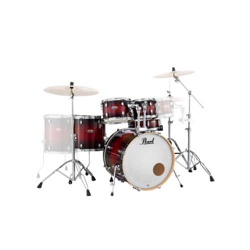 PEARL DRUMS DECADE MAPLE STAGE 22 RED BURST
