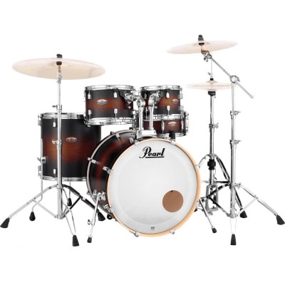 Pearl Dmp925sc-260 - Decade Maple Serie - 5 Futs Rock 22 Satin Brown Burst 