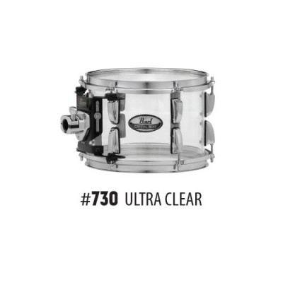 PEARL DRUMS FREE FLOATING CRYSTAL BEAT 14X6,5" ACRYLIQUE ULTRA CLEAR