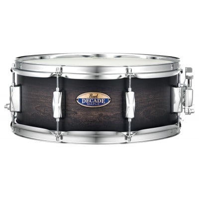 Pearl Dmp1455sc-262 - Caisse Claire Decade Maple 14x5,5 Satin Black Burst