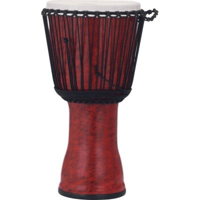 PBJVR12-699 DJEMBE ROPE TUNED MOLTEN SCARLET 12