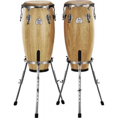 PEARL DRUMS 10" AND 11" NATURAL - PAIR