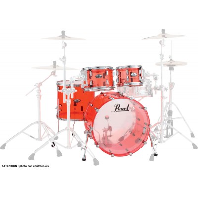 Pearl Crystal Beat - Crb504pc-731 - Fusion 20 3 Futs - Rudy Red