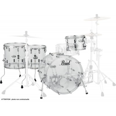 PEARL DRUMS CRYSTAL BEAT ROCK 22 - ULTRA CLEAR