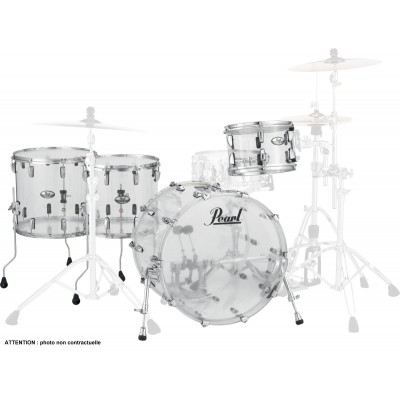 PEARL DRUMS Crystal Beat Rock 22 - Ultra Clear
