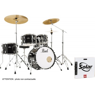 ROADSHOW JAZZ 18 + B-50 JET BLACK + SOLAR CYMBALS