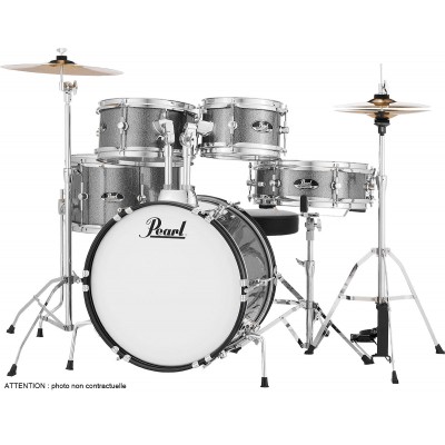 PEARL DRUMS ROADSHOW JUNIOR 16 + SOLAR CYMBALS - GRINDSTONE SPARKLE 