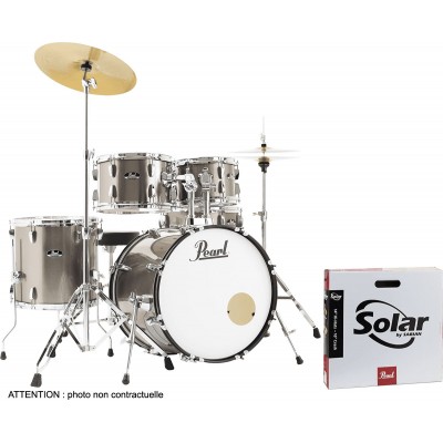 ROADSHOW FUSION 20 BRONZE METALLIC + SOLAR CYMBALS