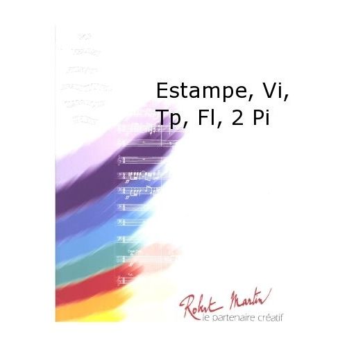 Robert Min Pecou - Estampe, Violon, Trompette, Flte, 2 Pianos
