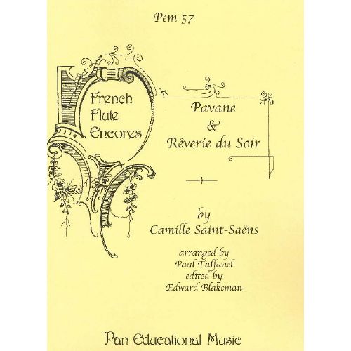 SAINT-SAENS - PAVANE & REVERIE DU SOIR - FLUTE ET PIANO
