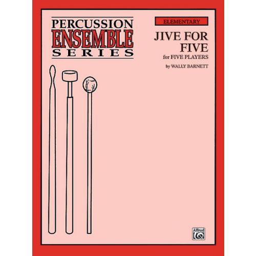 ALFRED PUBLISHING JIVE FOR FIVE - PERCUSSION ENSEMBLE