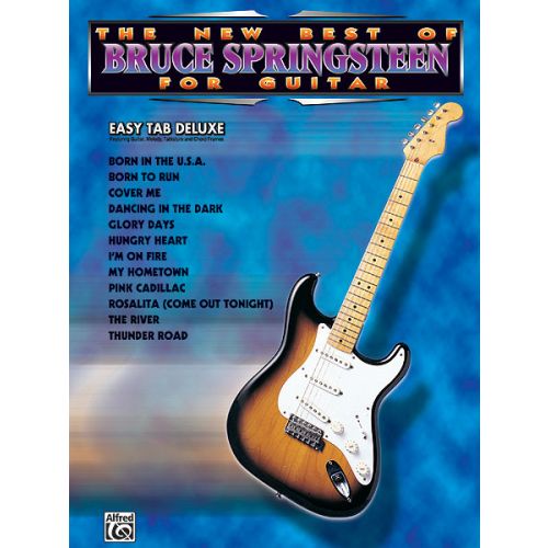 ALFRED PUBLISHING SPRINGSTEEN BRUCE - BRUCE SPRINGSTEEN, NEW BEST OF - GUITAR TAB