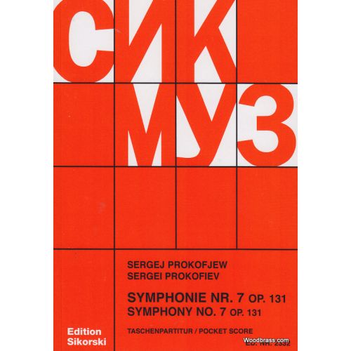 PROKOFIEV S. - SYMPHONIE n° 7, OP.131 - conducteur de poche