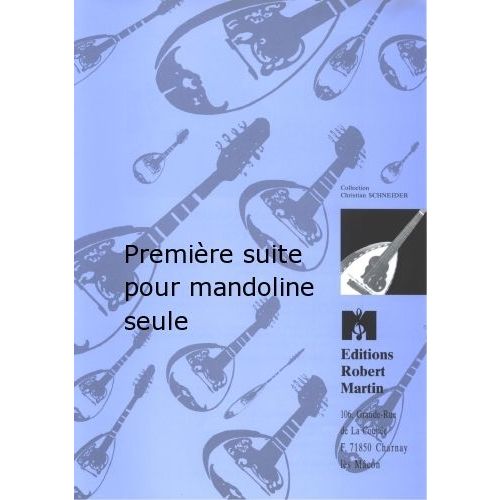 PICCONI - PREMIRE SUITE POUR MANDOLINE SEULE