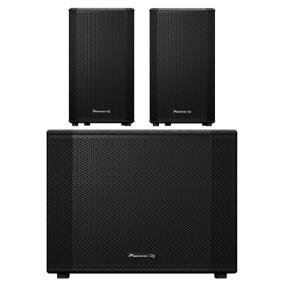 PIONEER DJ Set 4 : 2 XPRS122 + 1 XPRS1182S
