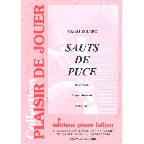 LECLERC MICHEL - SAUTS DE PUCE - PIANO