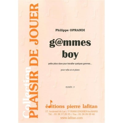 OPRANDI PHILIPPE - GAMMES BOY - TUBA & PIANO