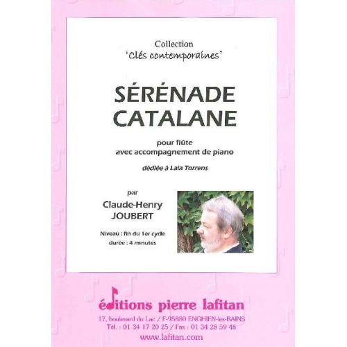 JOUBERT CLAUDE-HENRY - SERENADE CATALANE - FLUTE ET PIANO