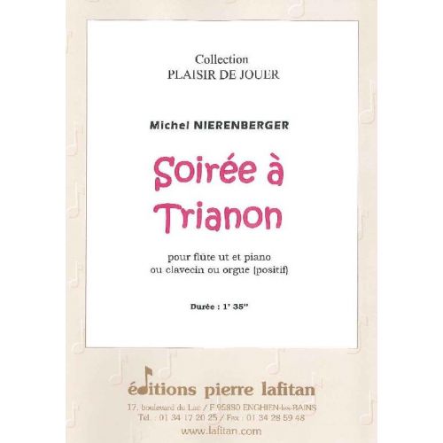  Nierenberger Michel - Soiree A Trianon - Flute Et Piano