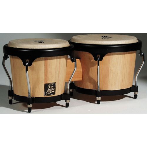 LATIN PERCUSSION Bongos Aspire 6" 3/4 & 8" Naturel Dore