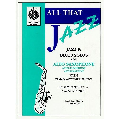 MUSIC SALES ALL THAT JAZZ - JAZZ AND BLUES SOLO FOR ALTO SAXOPHONE